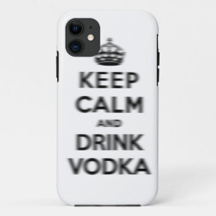 穏やかなおよび飲み物のウォッカ保って下さい iPhone 11 ケース