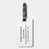 穏やかなおよび飲み物のワイン保って下さい ラゲッジタグ (裏面縦)