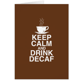 穏やかなおよび飲み物のDecafのコーヒーギフトのアイディアのおもしろい保って下さい