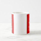 穏やかなおよび飲み物のDECAF保って下さい コーヒーマグカップ (中央)