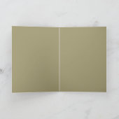 穏やかなひととき: 紅茶と本のアートカード カード (内部)