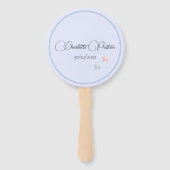 穏やかなアライグマ動物男女兼用の赤ちゃんシャワー ハンドファン (裏面)