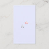 穏やかなアライグマ赤ちゃんシャワーおむつラッフル エンクロージャーカード (裏面)