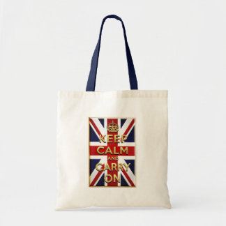 穏やかなイギリスの旗を保って下さい トートバッグ