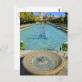 穏やかなウォーターフィーチャーガーデン ポストカード (正面/裏面)