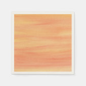 穏やかなオレンジ色の黄色のブレンド紙ナプキン スタンダードカクテルナプキン (正面)