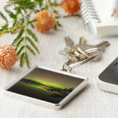 穏やかなオーロラ キーホルダー (側面)