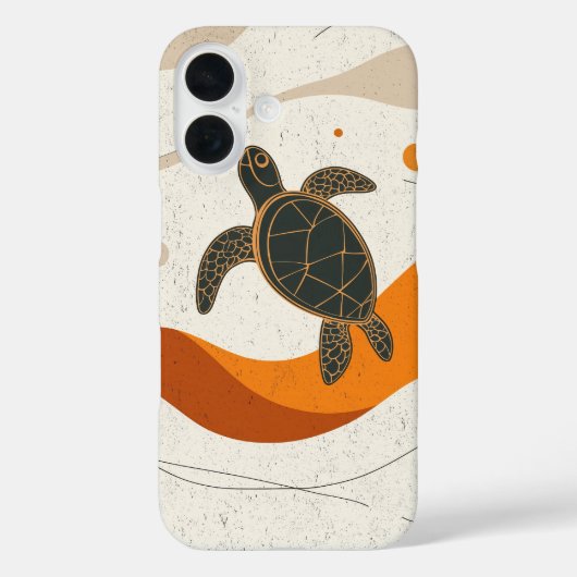 穏やかなカメの旅 Case-Mate iPhoneケース (裏面)