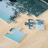 穏やかなカヤックシーン | Man in Kayak in Mountains ジグソーパズル (側面)