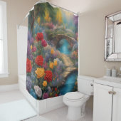 「穏やかなガーデンブリッジ」 シャワーカーテン (インサイチュ)