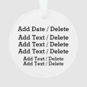 穏やかなキリン酸アクリルオーナメント オーナメント (裏面)