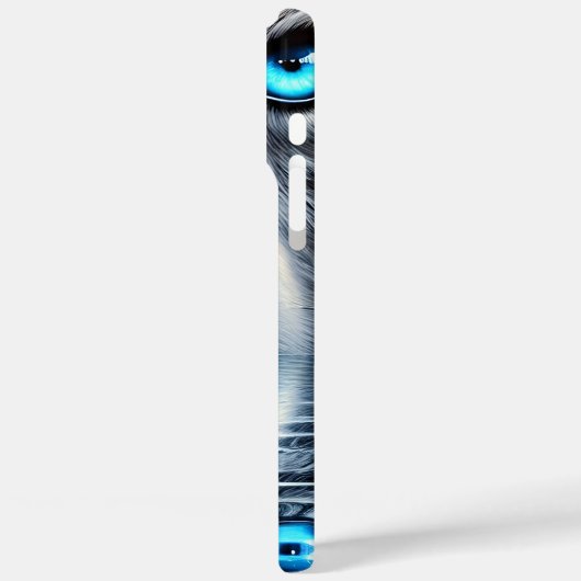 穏やかなクマと神秘的なクマのシルエット Case-Mate iPhoneケース (裏面 / 左)