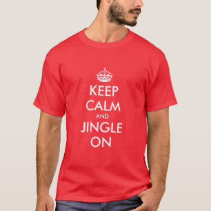 穏やかなクリスマスのTシャツ のカスタマイズ可能なギフトを保って下さ Tシャツ
