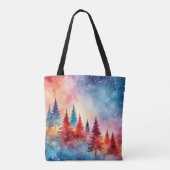 穏やかなクリスマスウォーターカラートート トートバッグ (裏面)