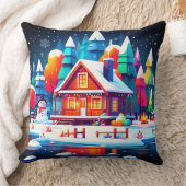 穏やかなクリスマス クッション (ブランケット)