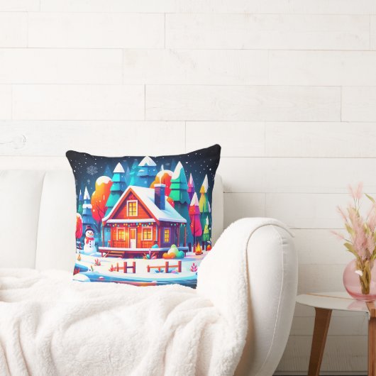 穏やかなクリスマス クッション (ソファ)