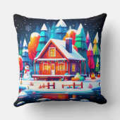 穏やかなクリスマス クッション (裏面)