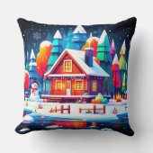 穏やかなクリスマス クッション (正面)