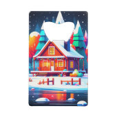 穏やかなクリスマス クレジットカード栓抜き (裏面)