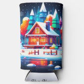 穏やかなクリスマス スリム缶クーラー (正面)