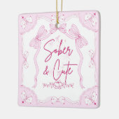 穏やかなクリスマス セラミックオーナメント (左)