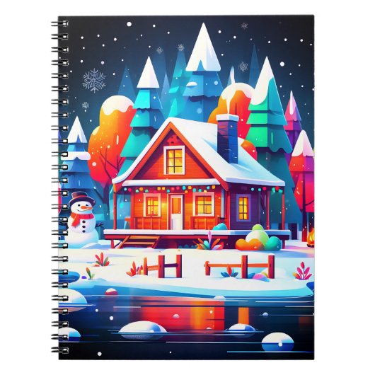 穏やかなクリスマス ノートブック (正面)