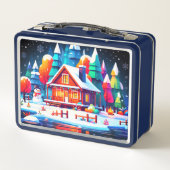 穏やかなクリスマス メタルランチボックス (裏面)