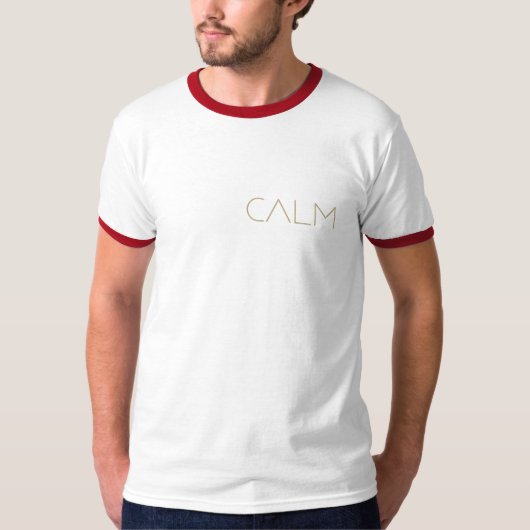 穏やかなクールなデザイン Tシャツ (正面)