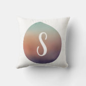 穏やかなグラデーションの涙液 クッション (裏面)