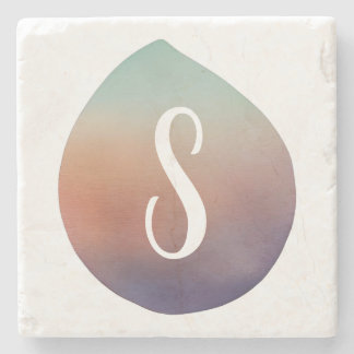 穏やかなグラデーションの涙液 ストーンコースター