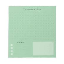 穏やかなグリーンとミニマルな思考とアイデア