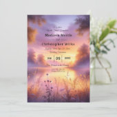 穏やかなグロー夕べバイザレイク 招待状 (スタンド正面)