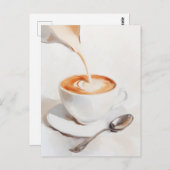 穏やかなコーヒーモーメント ポストカード (正面/裏面)