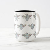 「穏やかなコーヒー飲料」 ツートーンマグカップ (正面右)