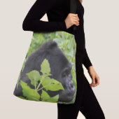 穏やかなゴリラのバッグ クロスボディバッグ (クローズアップ)