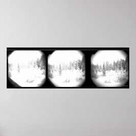 穏やかなシエラの吹雪 ポスター