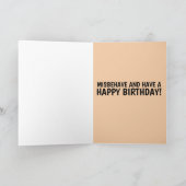 穏やかなジェーン誕生日カードが彼女のために カード (内部)