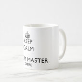 穏やかなスクラムのマスターをここにあります保って下さい コーヒーマグカップ (正面右)