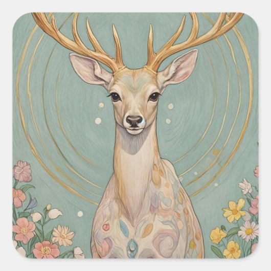 穏やかなスピリット：パステルディアー スクエアシール (正面)