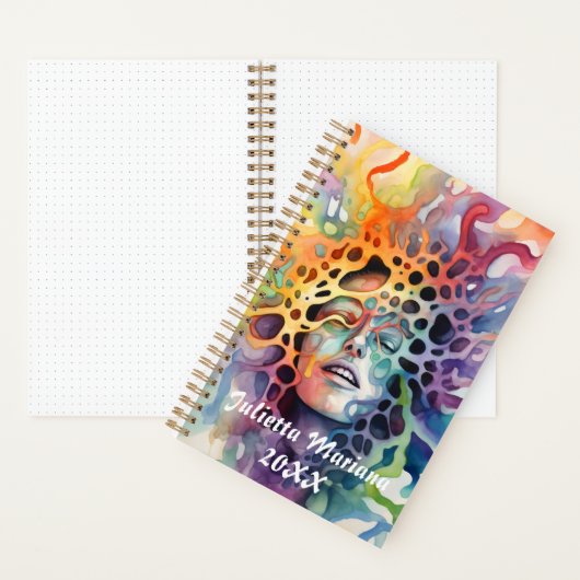 穏やかなダイナモ カスタム名 ノートブック (内側)