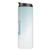 穏やかなトロピカルブルーグラデーション タンブラー (回転右)