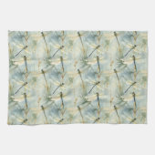 穏やかなトンボの水の色 – スタイル キッチンタオル (横)