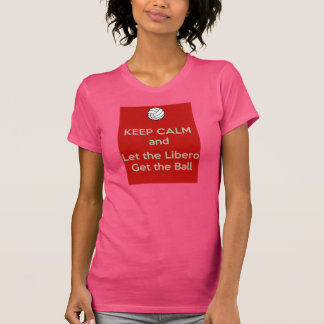 穏やかなバレーボールを保って下さい Tシャツ