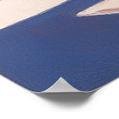 穏やかなパステルで穏やかなバレエアート ポスター (角)