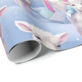 穏やかなパステルランプとギフト ラッピングペーパー (ロールコーナー)