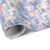 穏やかなパステルランプとギフトSm ラッピングペーパー (ロールコーナー)