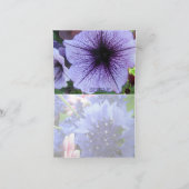 穏やかなパンジーのガーデンカード カード (内部)