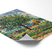 穏やかなパークシーンの初期春、自然愛好家 ポスター (角)