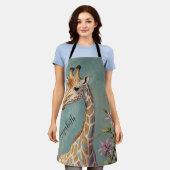 穏やかなパーソナライズされた巨人 エプロン (着用した状態)