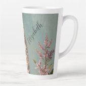 穏やかなパーソナライズされた巨人 カフェラテマグ (右)